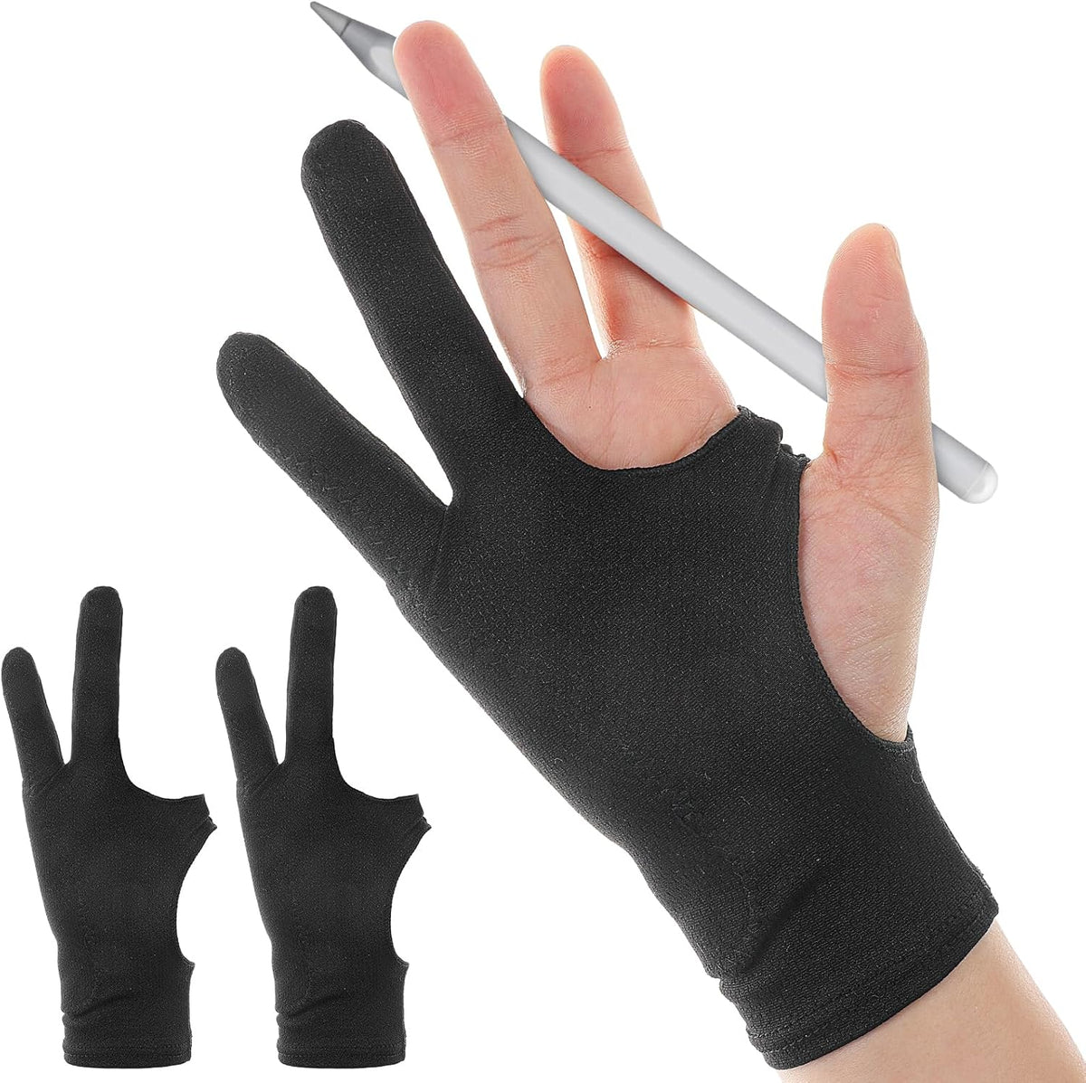 Artist Drawing Glove Digital Art Glove for Sketching Drawing Gloves for Tablet Paper Coloring Stylus Pen