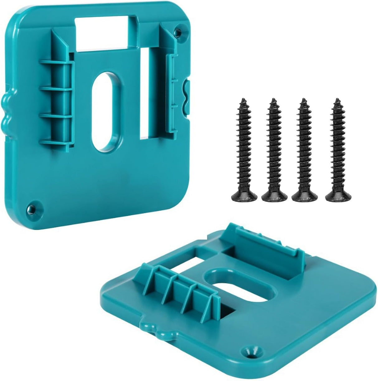 2 Pack m18 Battery Holder compatible with makita 18V Battery Mounts, compatible with makita tools, compatible with makita battery adapter, compatible with makita 18v tools