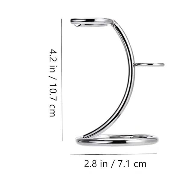 Stainless Steel Razor and Brush Holder Stand Organizer Storage
