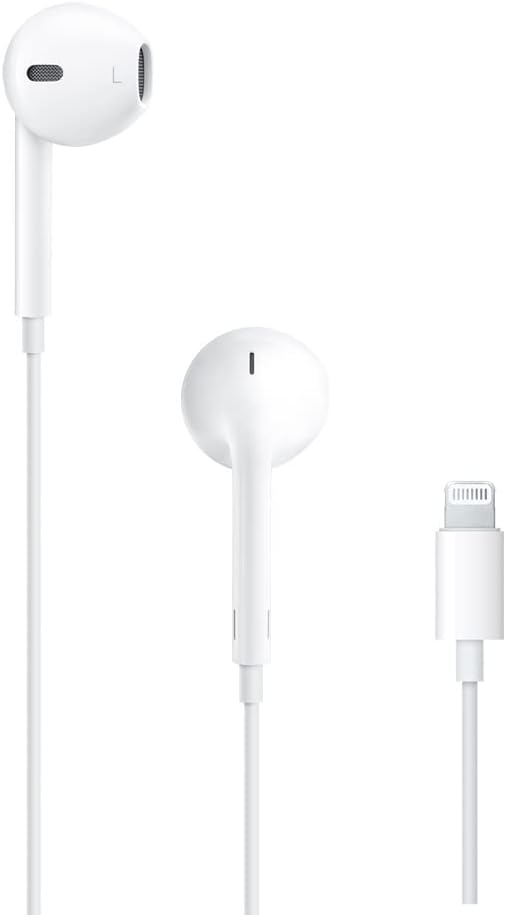 Compatible with Apple iOS EarPods with Lightning Connector for Wired Control Calls Karaoke and Noise Cancellation