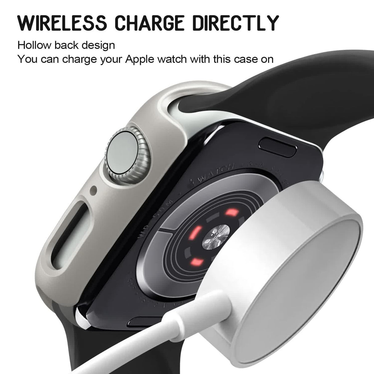Hard PC Case for Compatible with Apple Watch 45mm 41mm 38mm 42mm 40mm 44mm iWatch SE Series 9 8 7 6 5 4 3 2 1 Matte Bumper Frame 3pcs