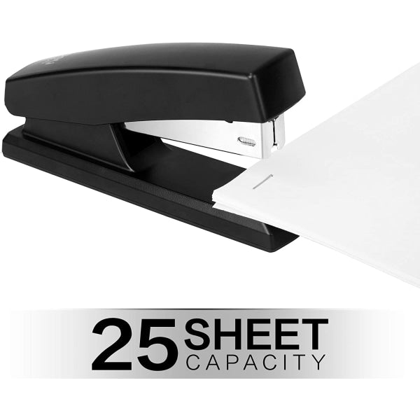 Stapler with 1000 Staples, Office Stapler, 25 Sheets Capacity Stapling