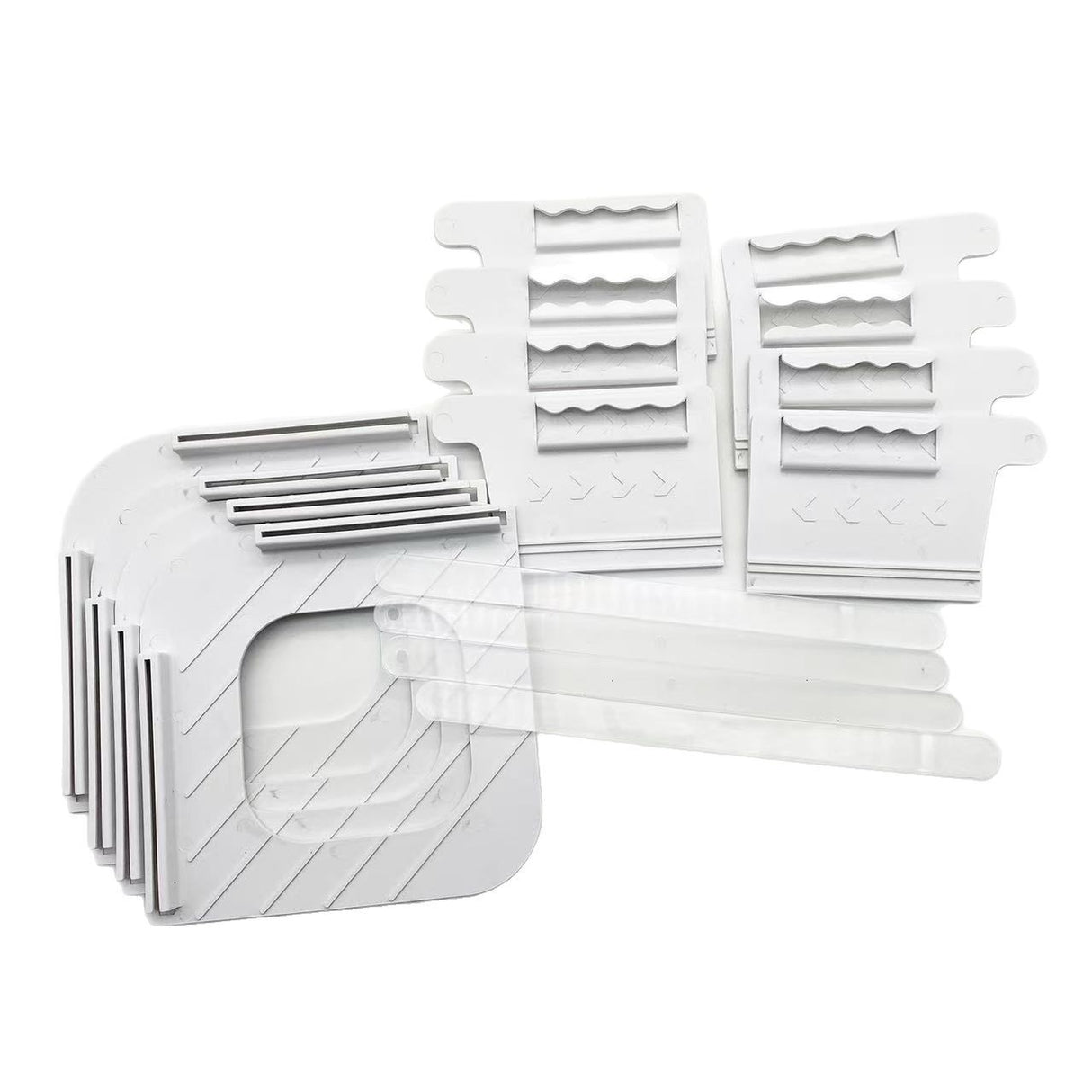 Invisible Sheet and Bed Cover Fastener Set of 4 White Keeps Sheets Tight Removable Storable