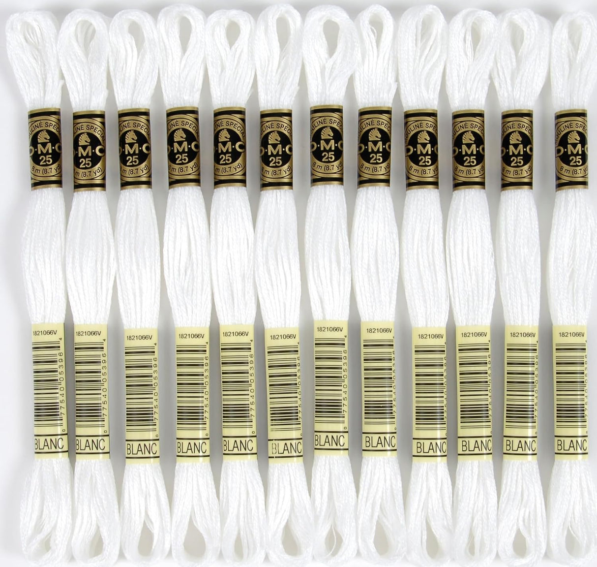 Bulk Buy: Six Strand Embroidery Cotton 8.7 Yards White 117-BLANC (12-Pack)
