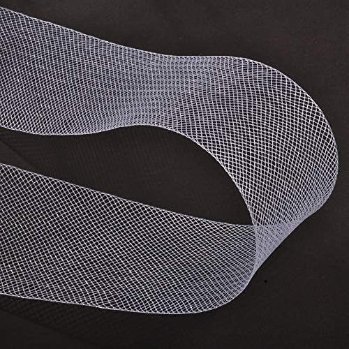 2 inch Wide Polyester White Horsehair Braid, Selling Per Roll/ 50 Yards