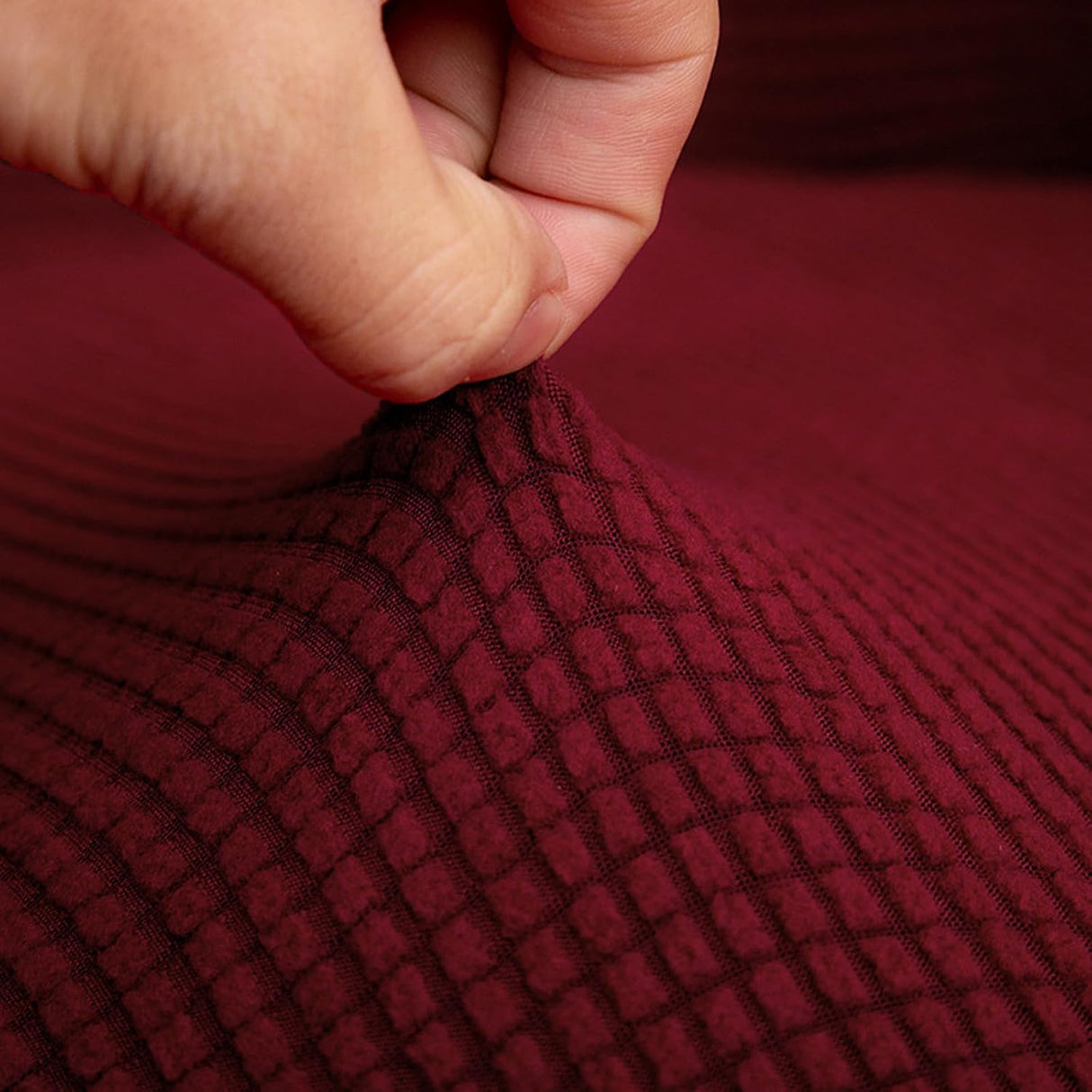 E,1PC, Round Bar Stool Covers Slipcovers Low Back Set of 4/2, Anti-Slip Counter Stool Chair Covers with Elastic Band, Curved Back Kitchen Chair Covers Slipcovers, Easy to Install