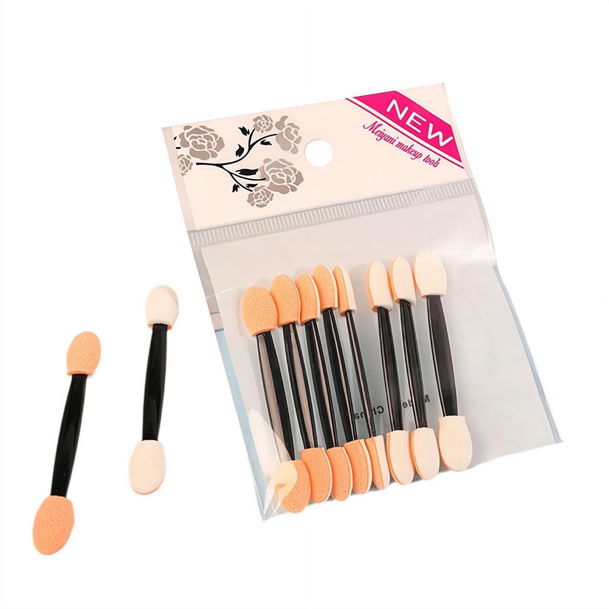 Eyeshadow Brushes - Eyeshadow Applicators - Eyeshadow Sponges - 50 pieces