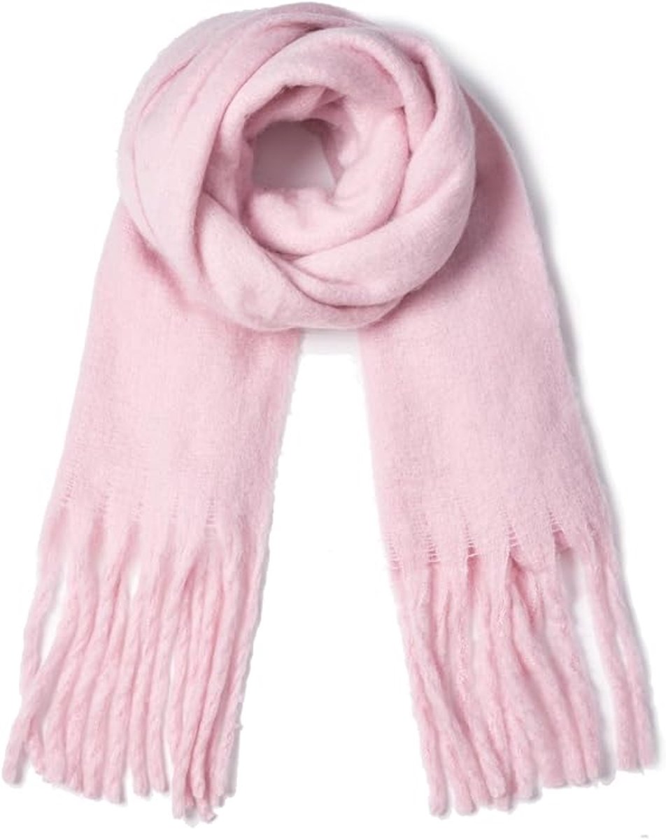 Warm Scarf - Colorful Winter Scarves for Women - Warm and Thick Knitted Scarves - Blanket Scarves - Stylish Christmas Gifts - Gifts for Her