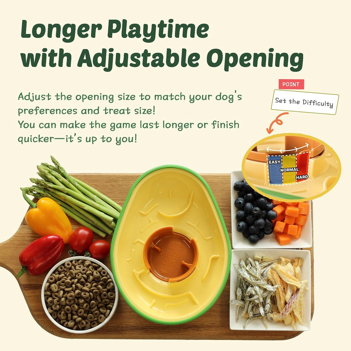 Dog Toy - Leak-Proof - Shake - Avocado - 1pc