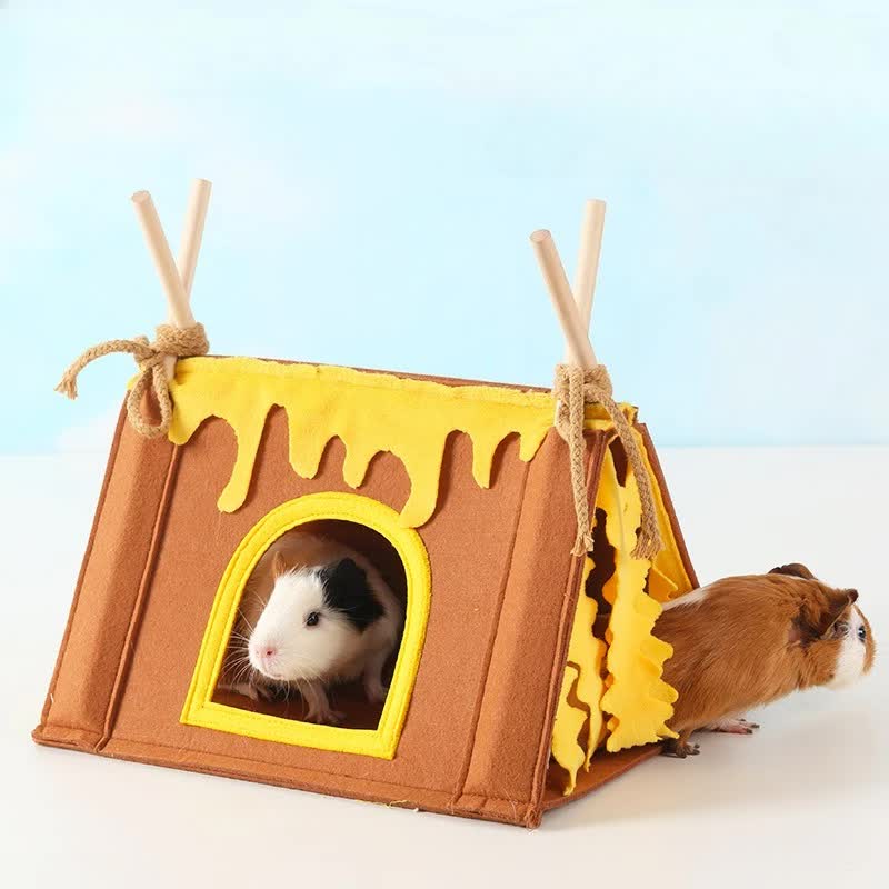 Guinea Pig Bed - Durable and Sturdy - Comfortable - Mini - Well Made - Brown - 1st