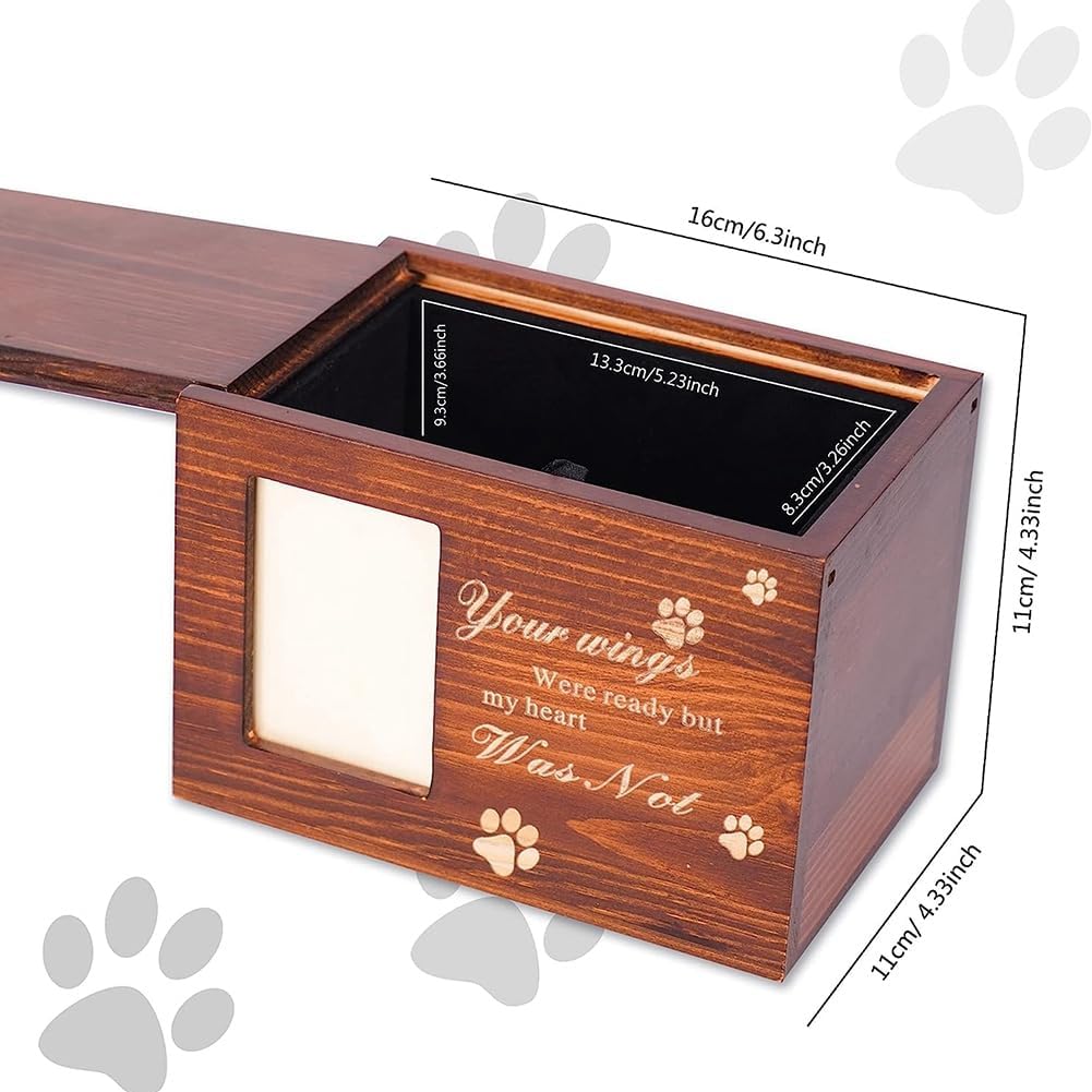 Pet Urn - Keepsake - Wooden Frame - 1pc