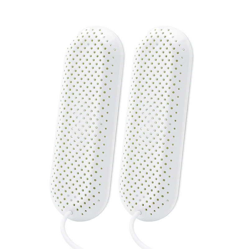 Shoe dryer - Fast drying and odor removing - White - Purple light - Timer - 1 pack