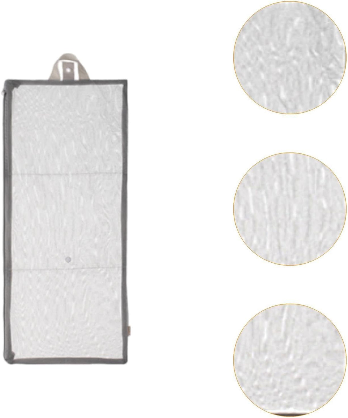 3 Pack Mesh Laundry Bags with Snap Closure, Delicate Wash Bags for Bras, Lingerie and Travel Storage, White