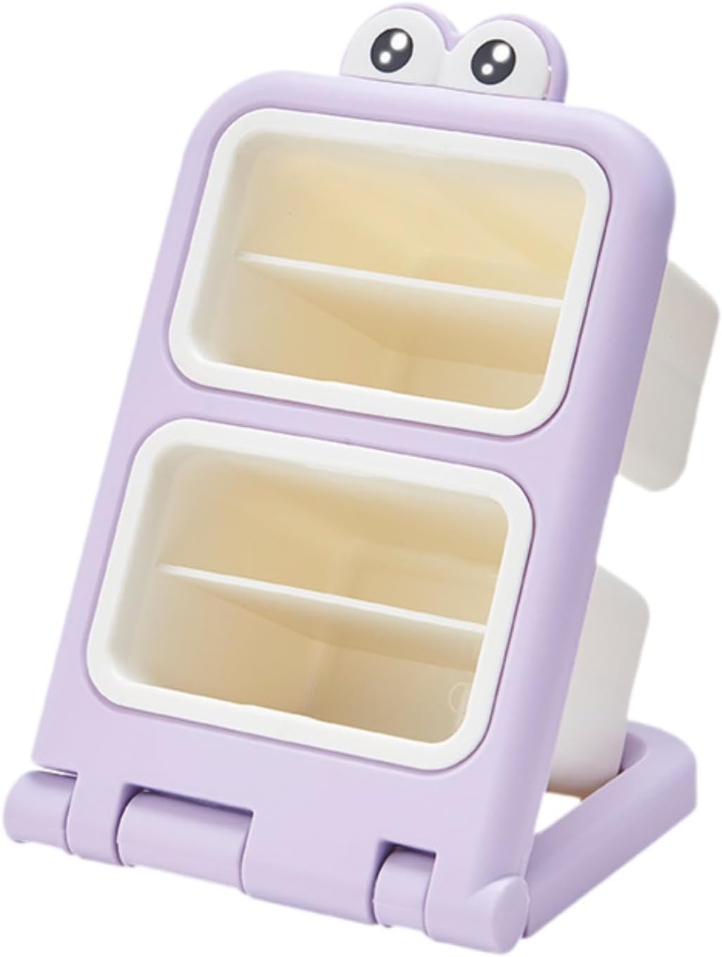 Storage Box - Fun Desk Decorations - Plastic Storage Bucket - Purple - 1 Pack