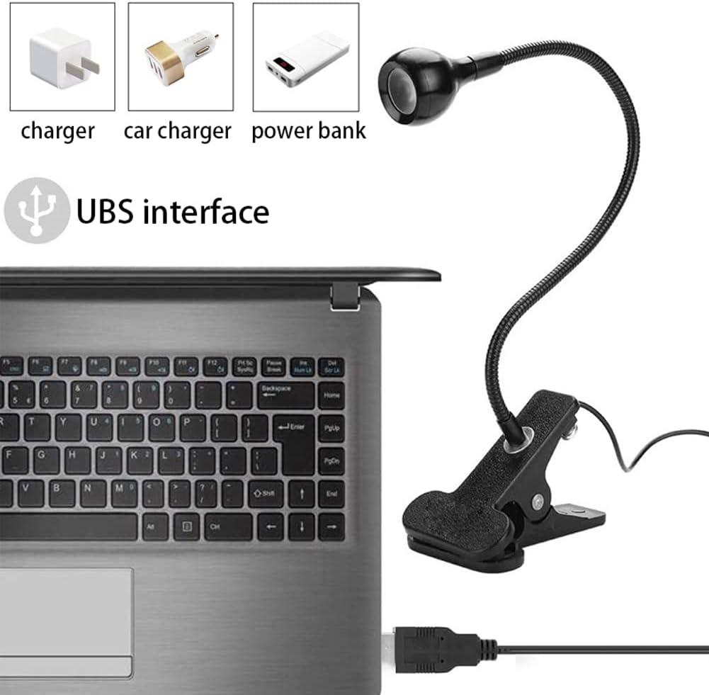 Mini UV Lamp for Gel Nails, LED Curing Lamp with Flexible Gooseneck and Clamp, 3W Portable Small Manicure UV Lamp, Nail Dryer for Curing Resin Nail Art.