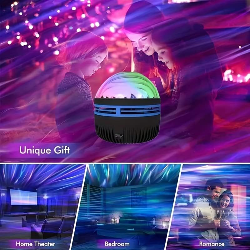 Aurora Lights Projector, Northern Lights Projector with Remote Control, Night Light Projector for Adults, for Game Room/Bedroom/Ceiling/Party