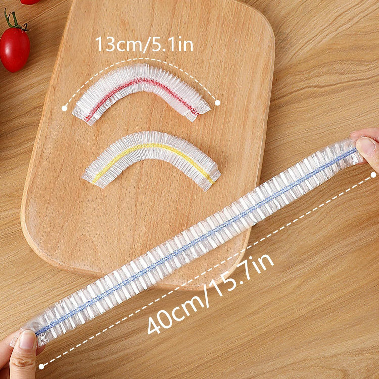 100 pieces food covers plastic stretch, food covers reusable food storage bags kitchen supplies for fruit/vegetables/meat/food