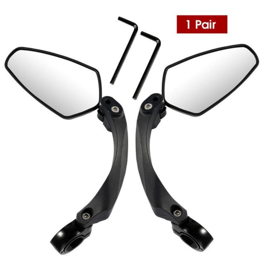 Bicycle rearview mirror - 1 pair - Black