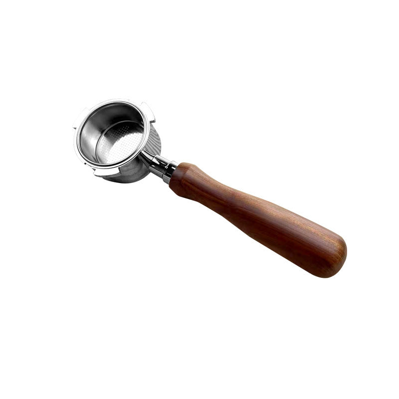 Espresso Machine Filter Holder - 51mm Three-Lever Filter Holder - Bottomless 304 Stainless Steel
