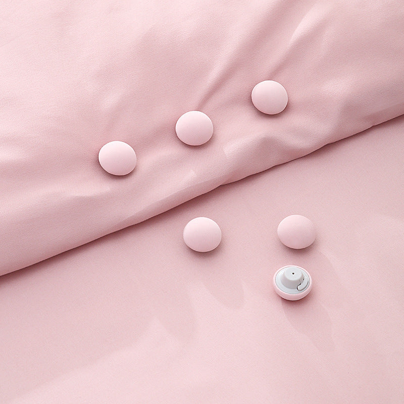 Duvet Clips - Duvet Clips - New Mushroom Duvet Fasteners - Needleless Sheets - Duvet Fastening Tool - 12 Pieces