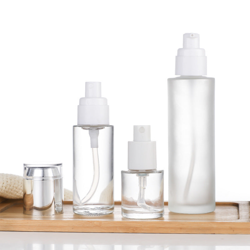 Spray bottle - Glass lotion bottle - 4 pieces