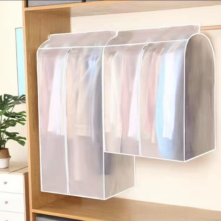 garment bag - Dustproof clothes hanger - Three-dimensional closed - Clothes rail - Floor hanger cover - Wardrobe cover - 1 item