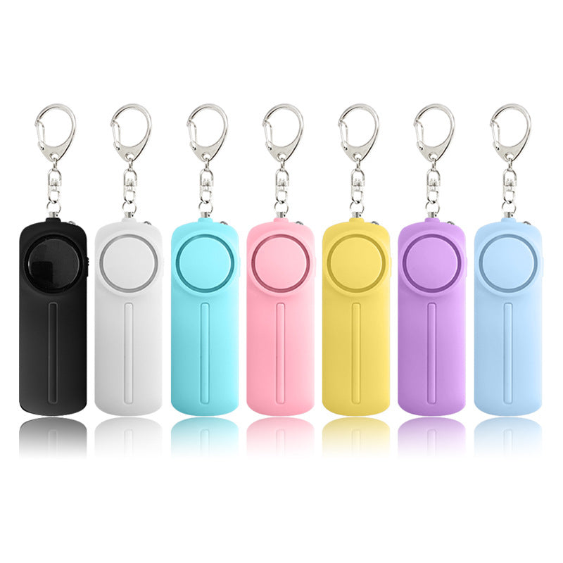 Personal Safety Alarm - Keychain - with LED Light 130DB Personal Alarm - for Women, Girls and Seniors - Black