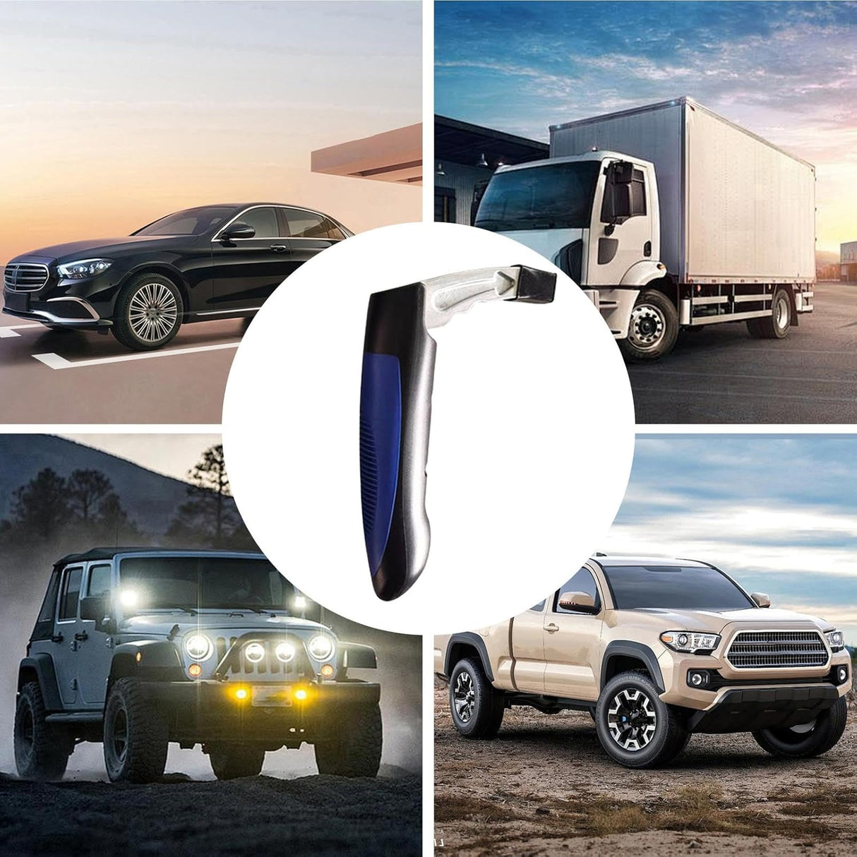 Car Door Assist Handle for Seniors and Adults, Non-Slip Vehicle Support Bar for Easier Entry and Exit from Cars, SUVs and Vans