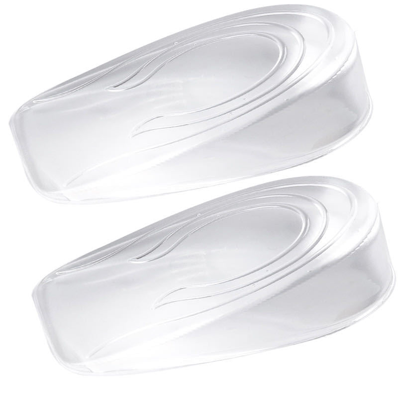 Invisible insole with increasing height – PU silicone heel cushion – 2 cm high – Soft, shock-absorbing and non-slip – Suitable for men's sizes 40-46