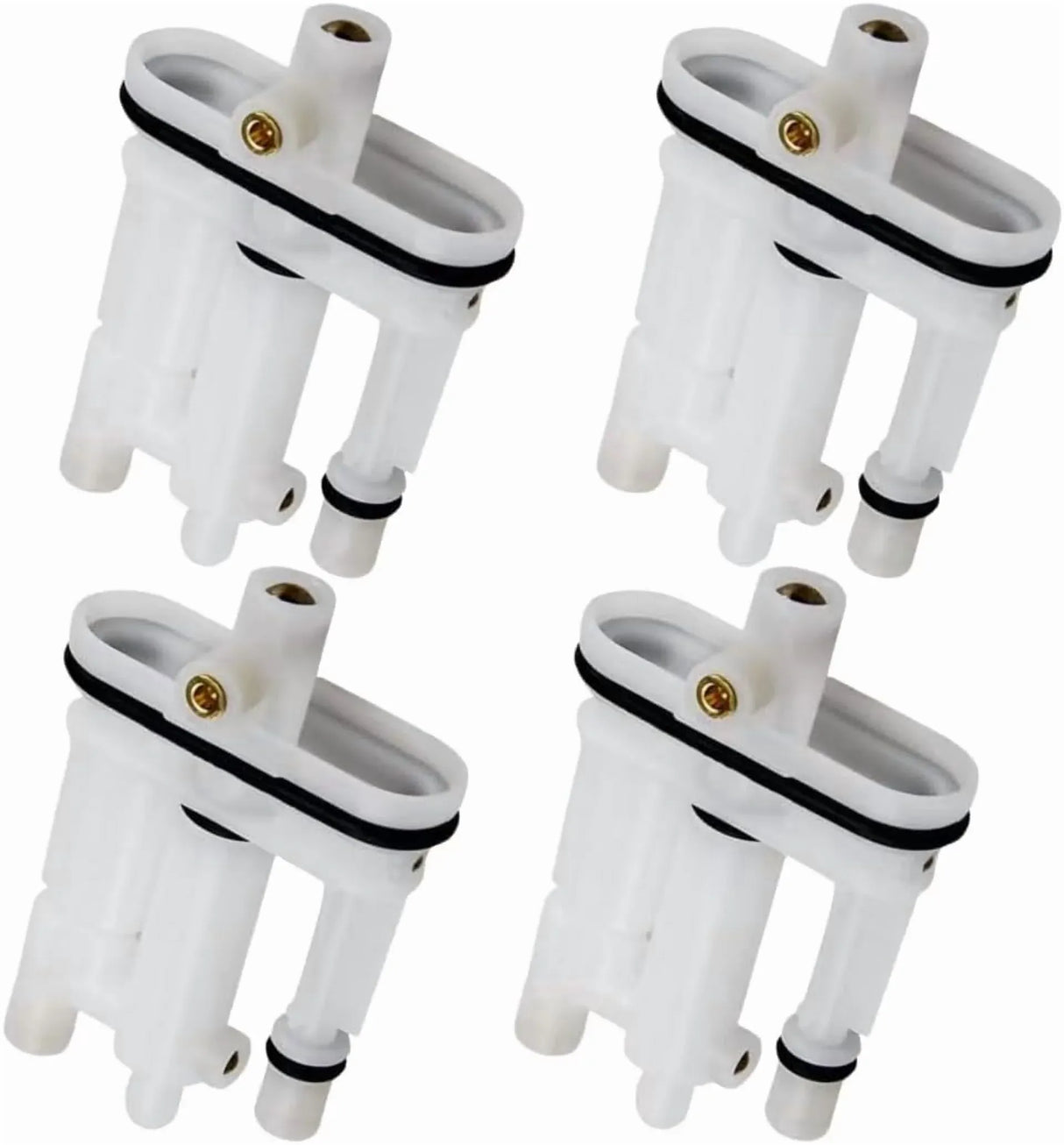 Carburetor Main Jet Replacement Kit, 4 Pack Heavy Duty Lawn Mower Engine Parts for Briggs & Stratton 09P702, Heavy Duty Use