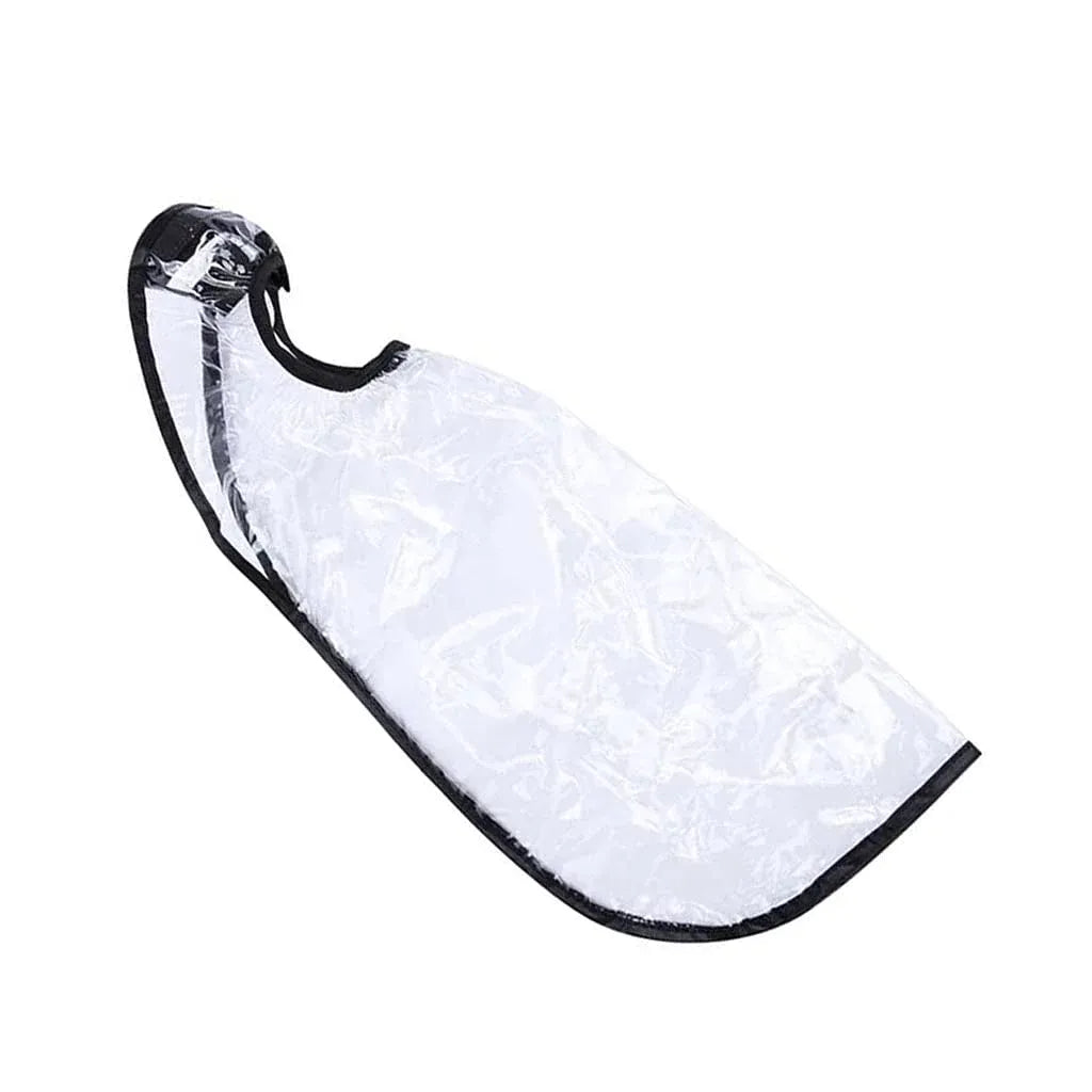 2 Pcs Hair Washing Funnel Apron, Upright Position Shampoo Cape for Home or Salon Use, Elderly Disabled Clients, Clear