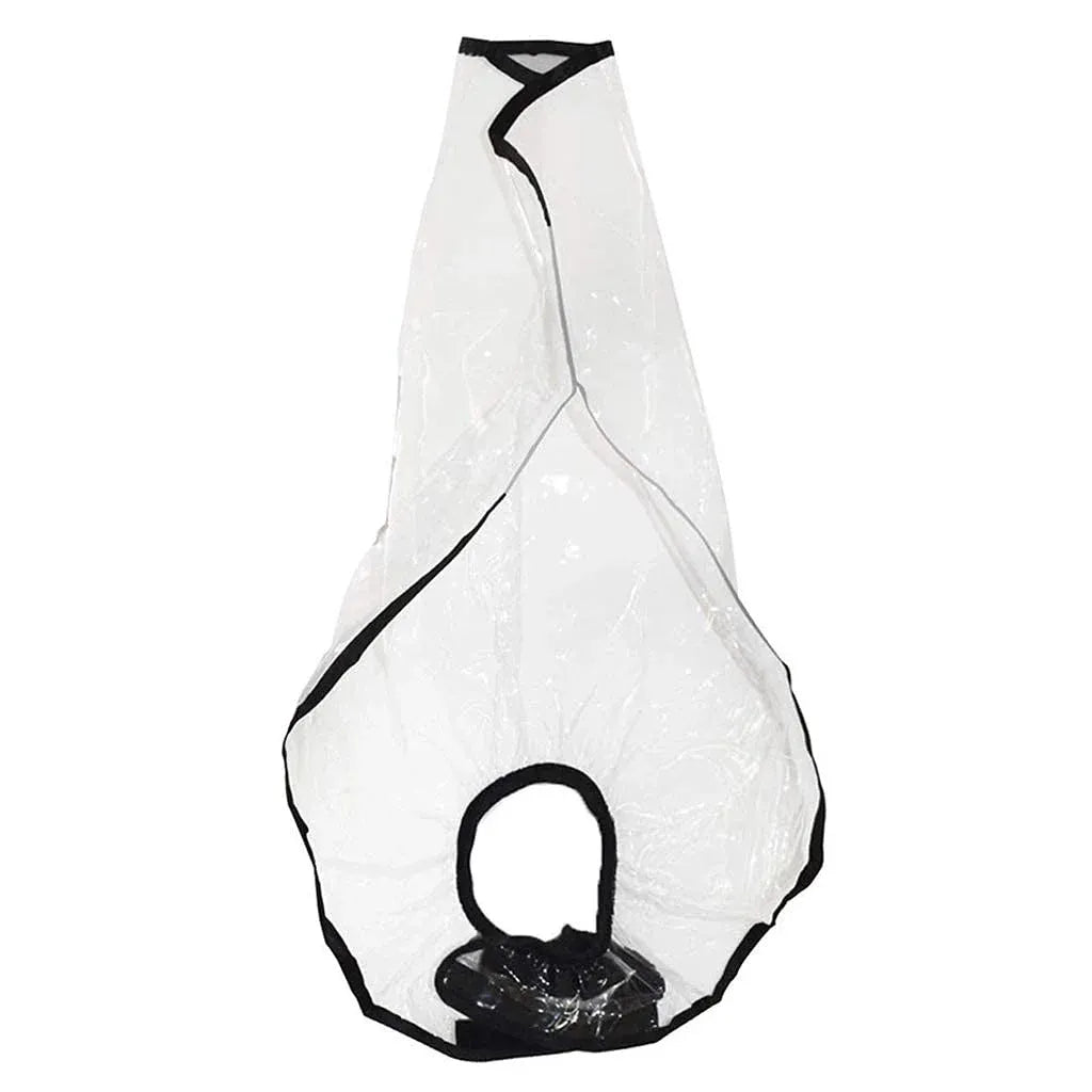 2 Pcs Hair Washing Funnel Apron, Upright Position Shampoo Cape for Home or Salon Use, Elderly Disabled Clients, Clear