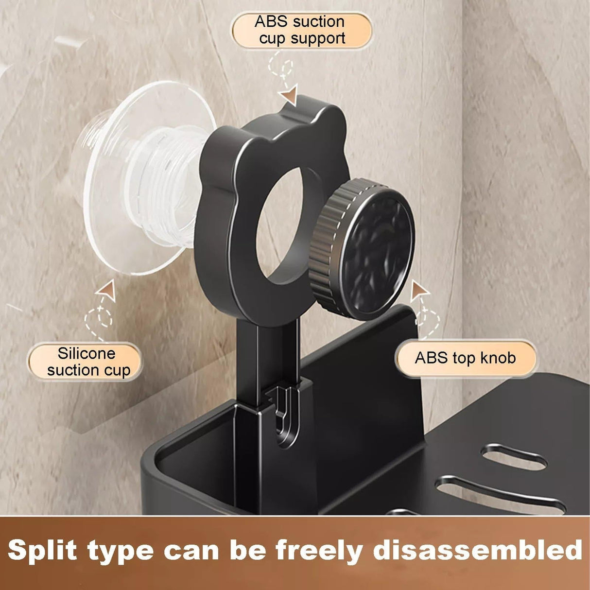 Corner Shower Caddy, Plastic Shower Organizer Corner with 2 Pcs Suction Cup, No Drilling Corner Shower Shelves for Bathroom Kitchen A