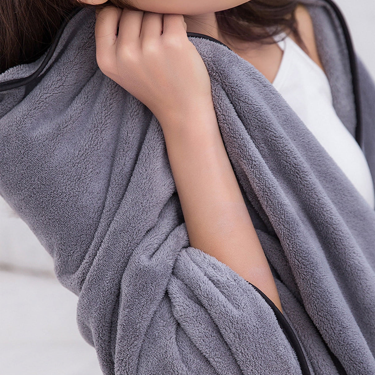 Extra Large Bath Towels, Soft Highly Absorbent Bath Towels Microfiber Velvet Towels Lightweight Quick Drying Towels for Bathroom Beach, Spa, Shower, Hotel-27.5×55.1"-Gray A_#Gray