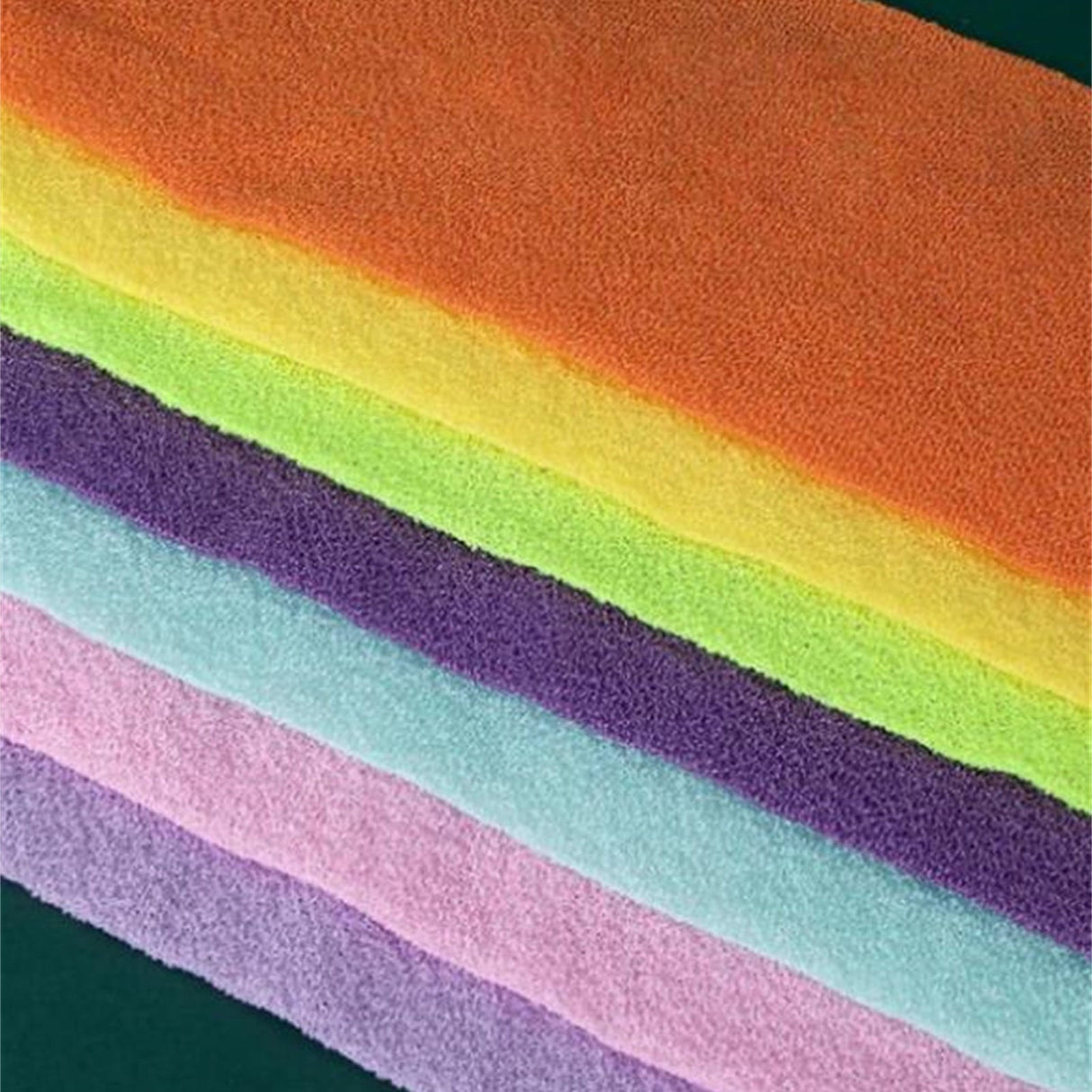 Exfoliating Back Scrubber with Handles, 17.7 Inch Double-Sided Back Exfoliator Body Scrub Towel, Exfoliating Washcloth Bath Tool for Use in Shower, Back Washer to Clean Your Skin for Women Gray