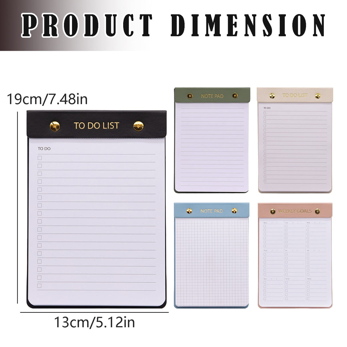 1 Book Student Notebook: 120+ Page Daily Planner & Organizer for Effective Time Management, Homework Tracking, Goal Setting & Productivity – Ideal for School One Size A