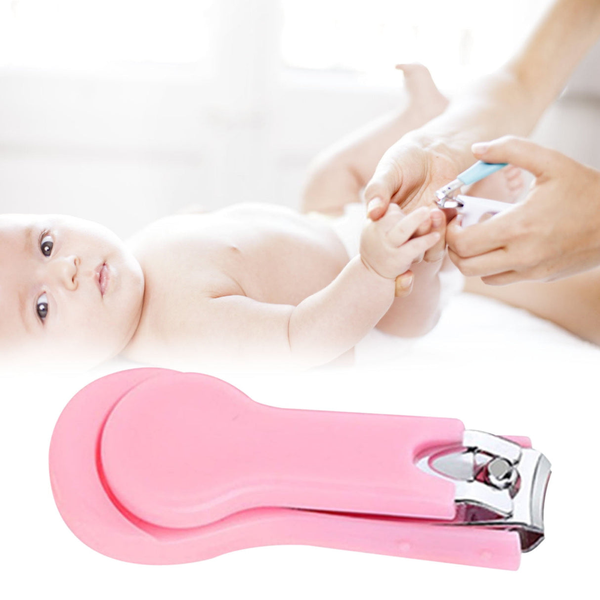 Nail Clippers for Babies Secure Nails for Scissors Trimmers Finger for Tools for Nail and Gifts for Shower Nail Clippers for,Home Improvement,Household Essentials 5.12*2.36*0.79 Blue
