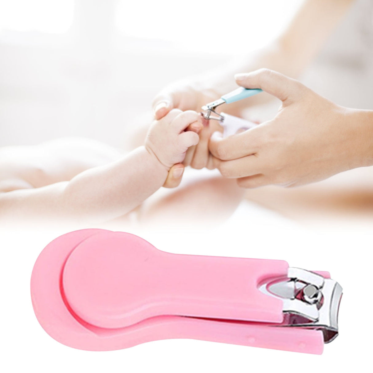 Nail Clippers for Babies Secure Nails for Scissors Trimmers Finger for Tools for Nail and Gifts for Shower Nail Clippers for,Home Improvement,Household Essentials 5.12*2.36*0.79 Blue