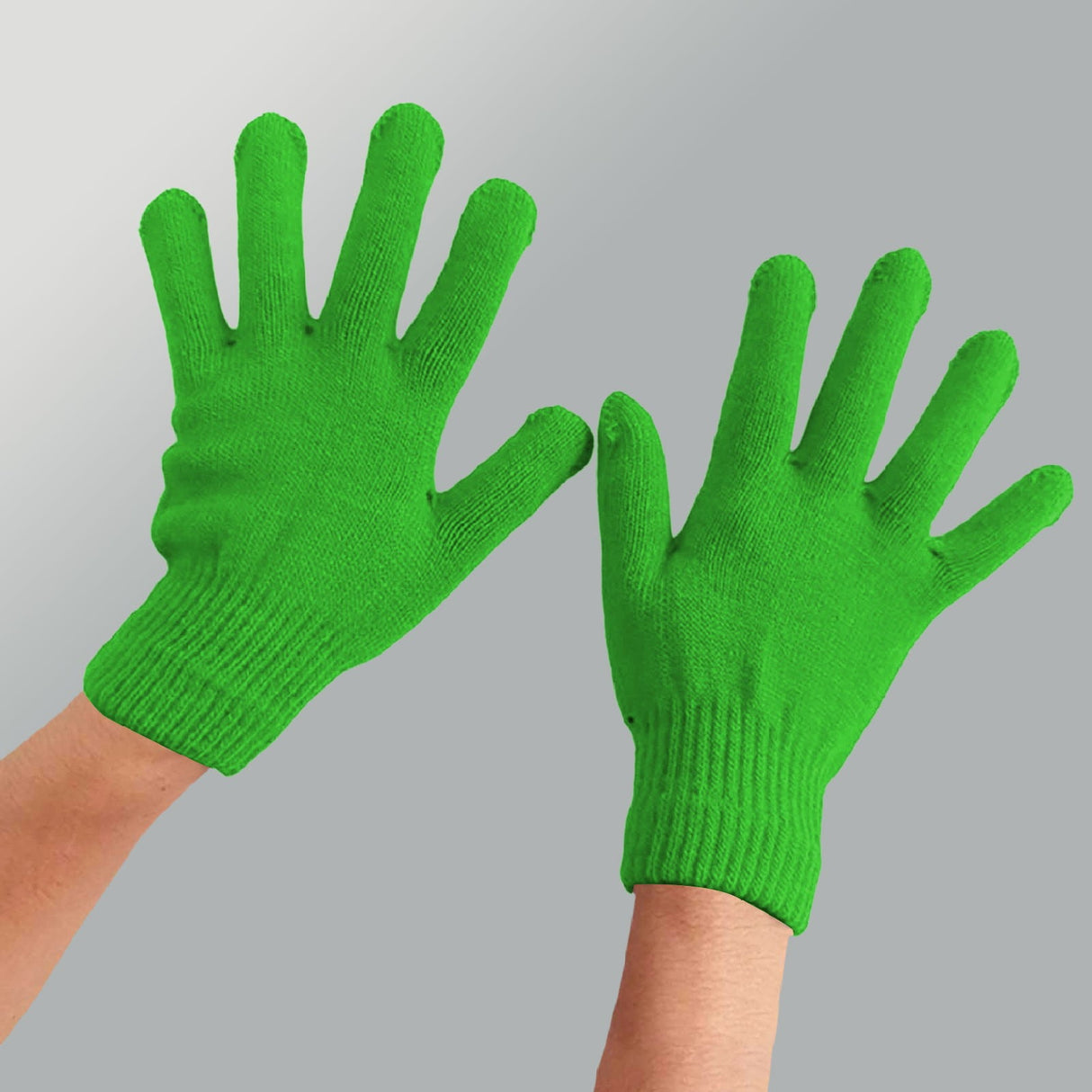 Winter Gloves Warm Strecty Knit Gloves for Men Women- Dark Gray One Size Green