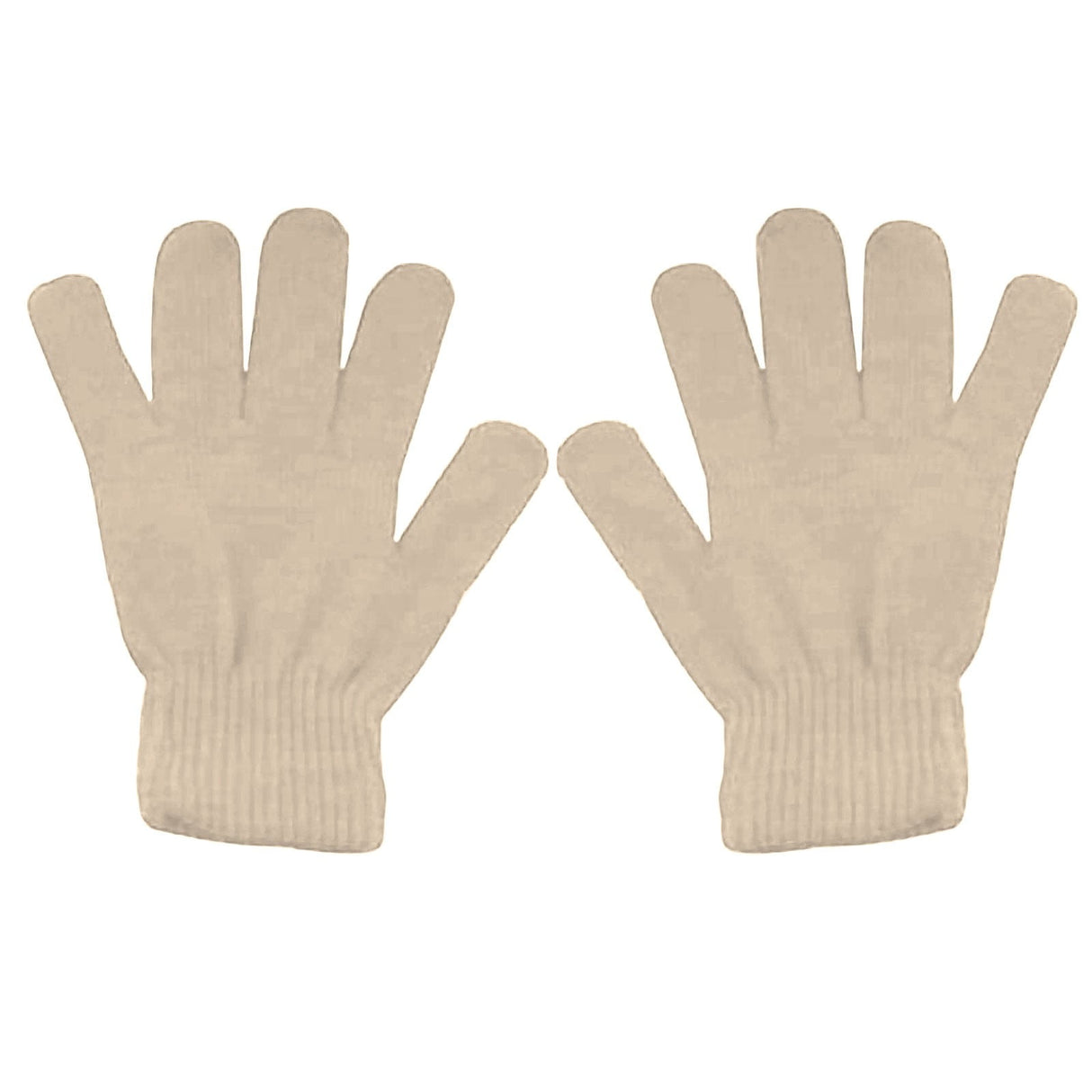 Winter Gloves Warm Strecty Knit Gloves for Men Women- Dark Gray One Size Khaki