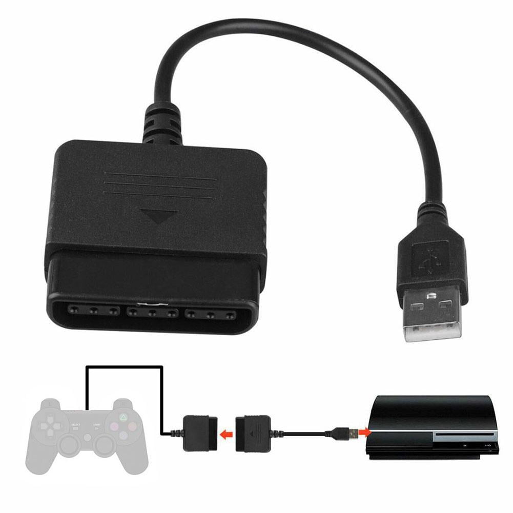 For PS2 Controller to USB Adapter Converter Cable (2 PACK)