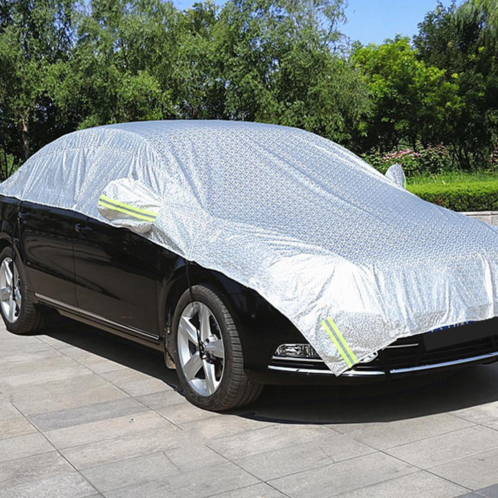 Waterproof Car Cover All Weather for Automobiles, Outdoor Sun UV Rain Dust Wind Snow Protection for sedan