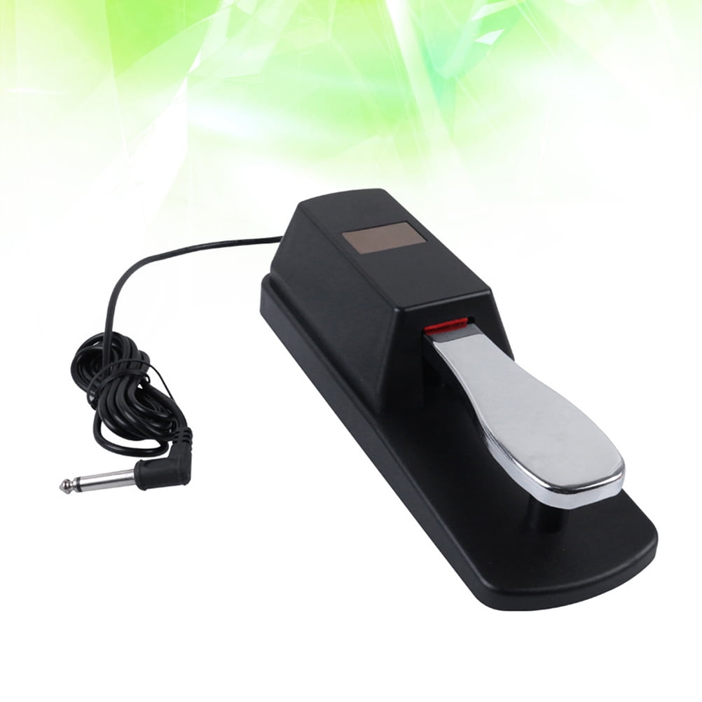 Sustain pedal for keyboard Universal Piano Keyboards Sustain Foot Pedal Durable Accessory for Electronic Keyboards Digital Piano (Black) 9.45" x 3.15" x 2.56" Black
