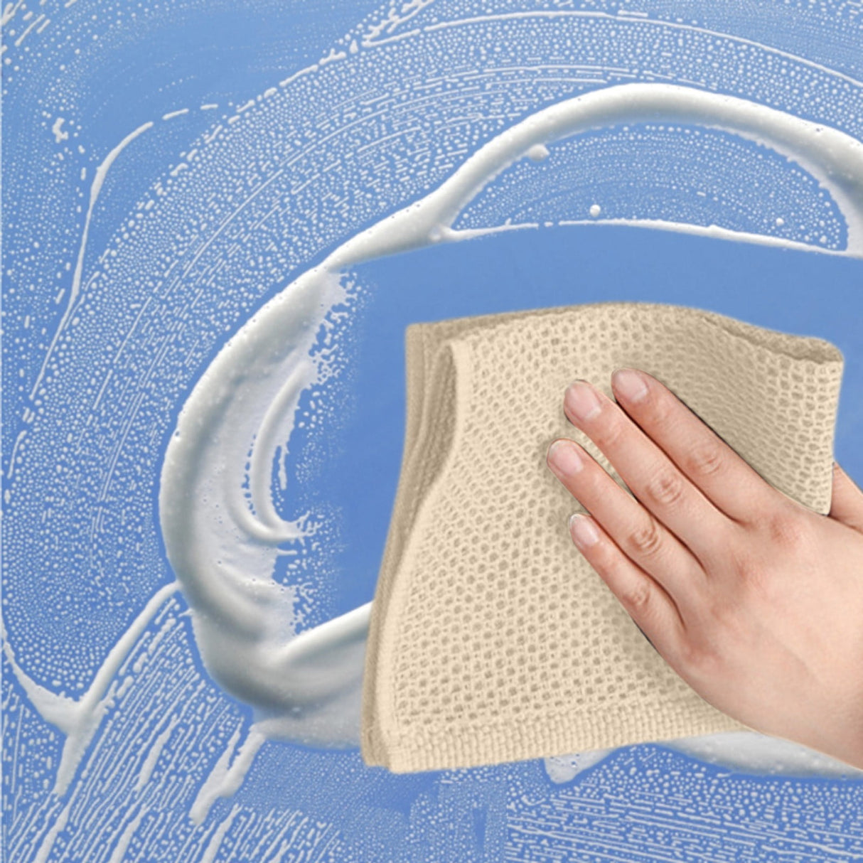 Wipes ! 100% Cotton Weave Kitchen Dish Cloths Ultra Soft Absorbent Quick Drying Dish Towels 12X12 Inches 6-Pack, Household Cleaning Cloth Promotion Include 6 Pcs Dish Cloth D