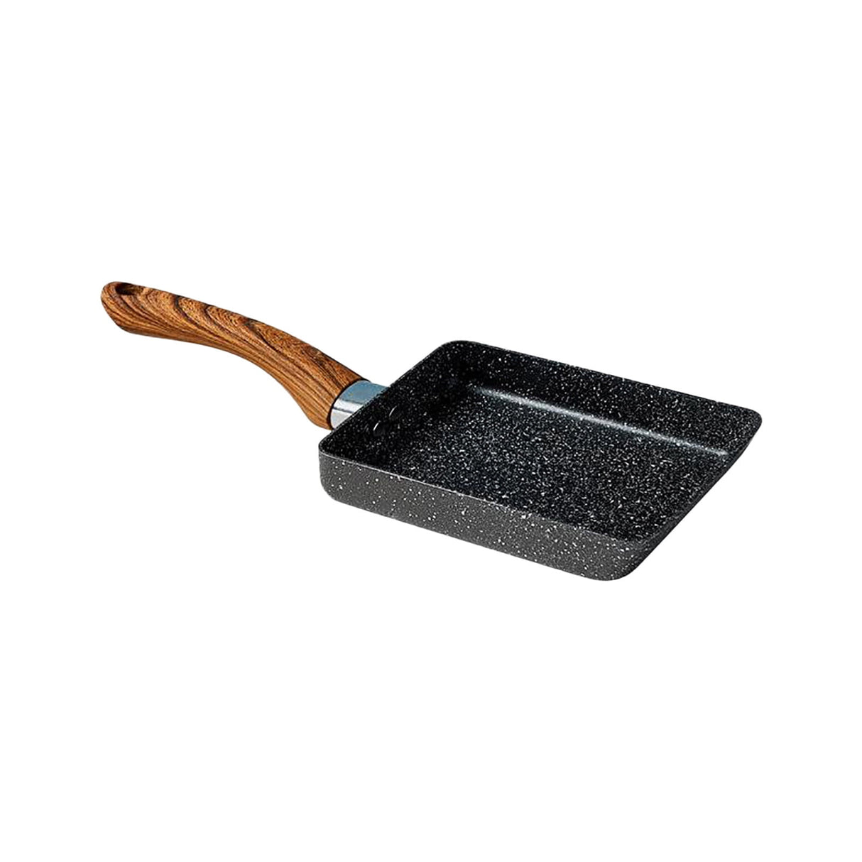 Non-Stick Pan ! Aluminum Japanese Style Omelette Pan, Kitchen Non-Stick Pancake Pan, Non Stick Pan Promotion Include 1X Aluminum Japanese Omelette Pan, Kitchen Non-Stick Pancake Egg Pan Black