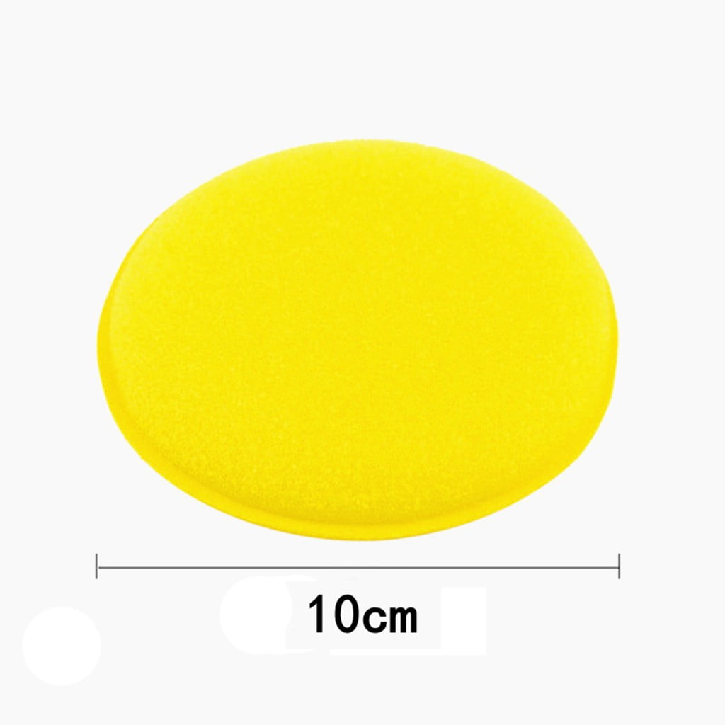Cleaning Brush ! Sponge Pad Wax Household for Car Cleaning Polishing Polishing Kit Car Applicator Cleaning Supplies, Cleaning Brush Promotion Include 12X Car Washing Sponge Yellow
