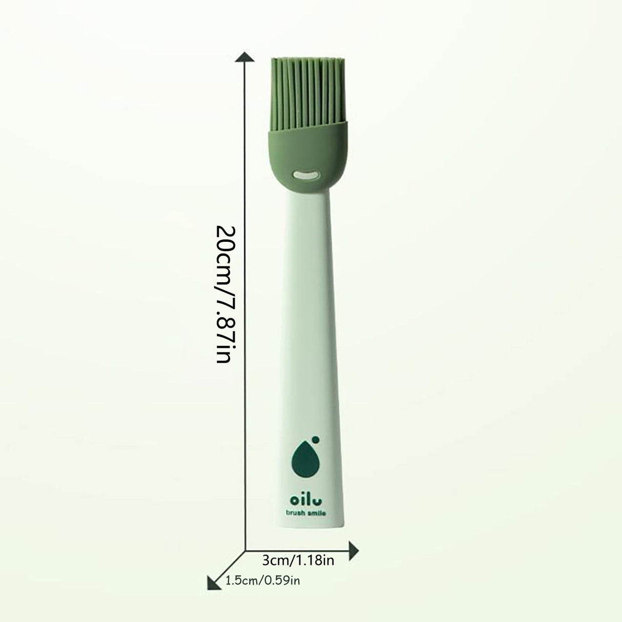 Silicone Oil Brush ! Food Grade Silicone Brush Oil Brush Kitchen Pancake Oil Brush Household High Tem, Kitchen Fat Brush Promotion Include 1*Baking and Grilling Oil Brush Green