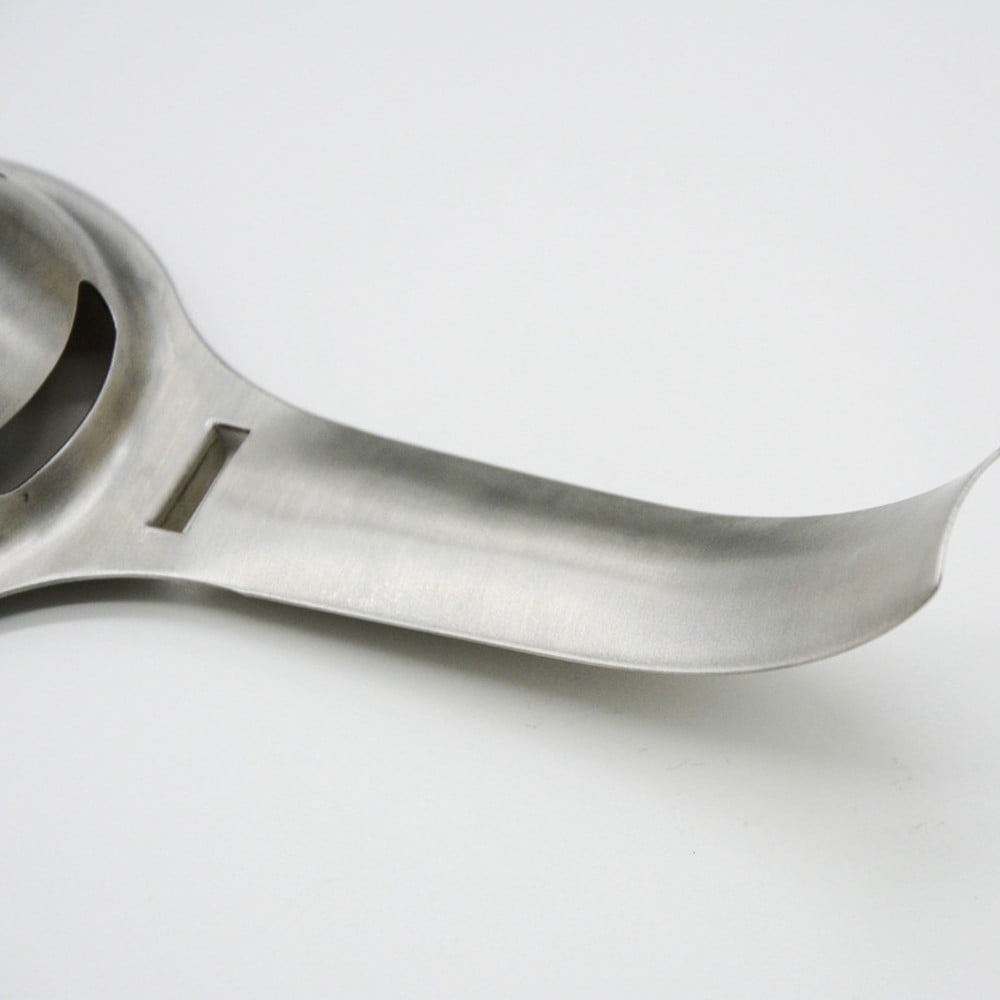 Bakeware ! Kitchen Silver Egg Yolk Steel Tool Separator White Stainless Gadget Cooking Kitchen,Dining & Bar, Kitchen Fork Promotion Include 1X Egg White Separator Silver