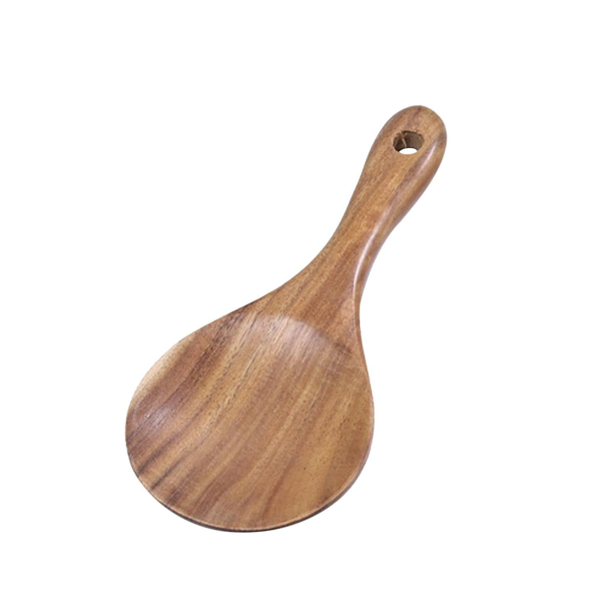 Cooking Utensils ! Wooden Rice Spoon Rice for Rice Potato Desserts Teak Wood Rice Serving Spoon Rice Cooker Spatula 7*3.2Inch, Cooking Utensils Promotion Include Rice Spoon X1 Khaki