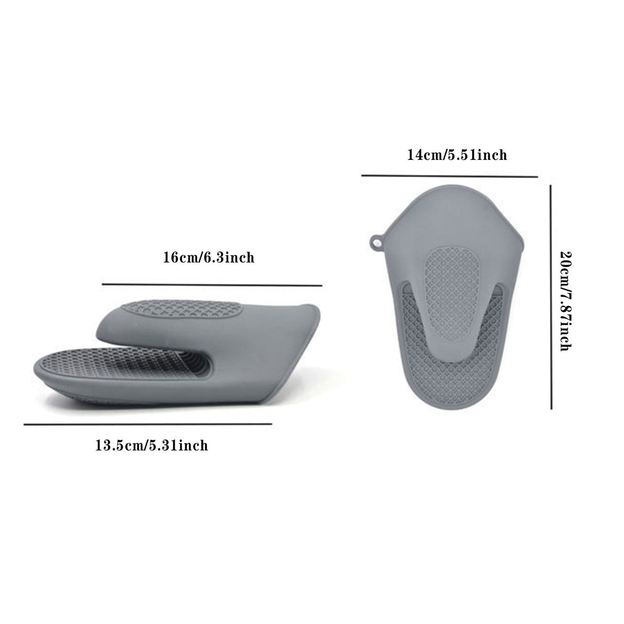 Oven Mitts ! Mini Silicone Oven Mitts Set Oven Mitts Heat Insulation Oven Gloves for Kitchen Cooking and Baking Protecting Fingers Mini Oven Hand Clips, Include 1Pc Silicone Gloves D